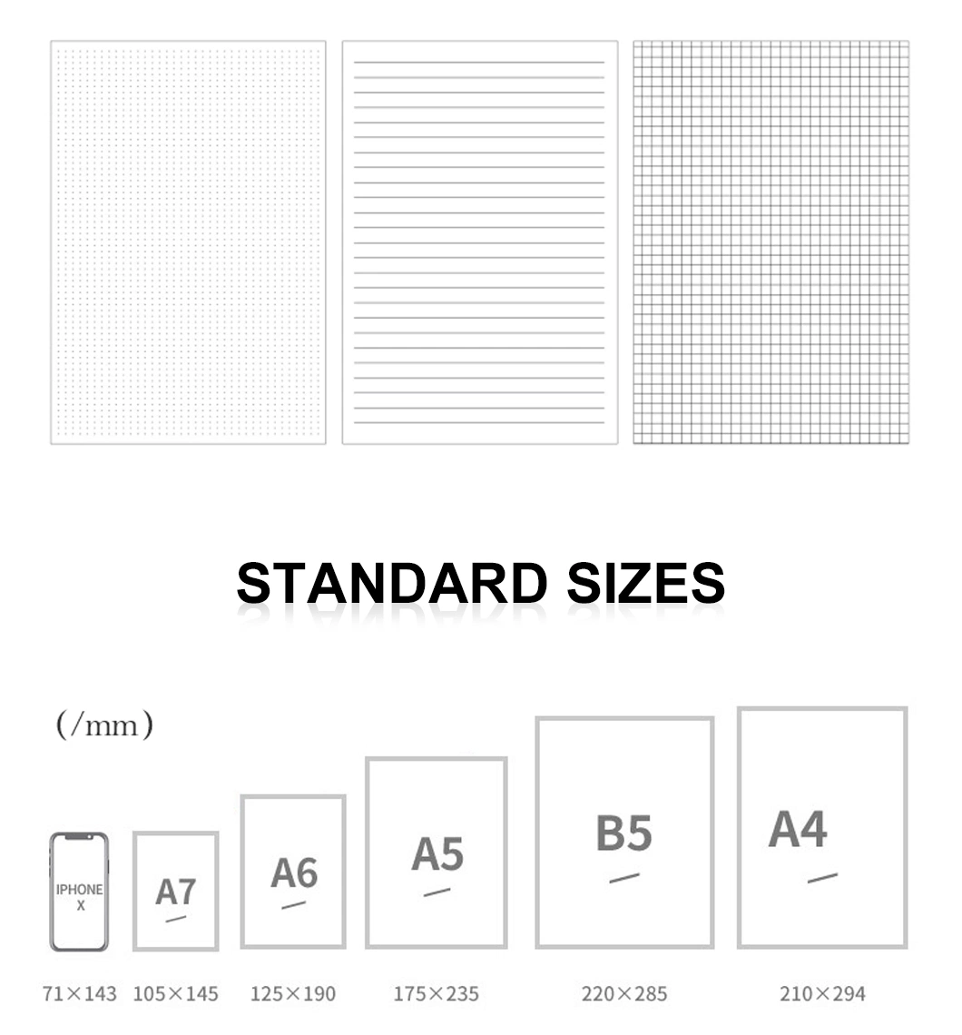 Multi-Functional Notebook Planner with Refillable Paper