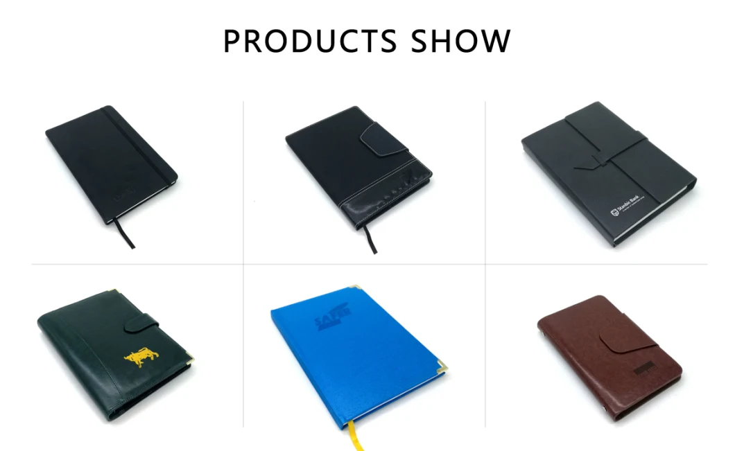 Customized High Quality Hardcover PU Leather Notebook