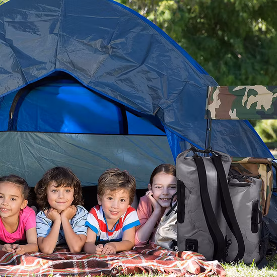 5L, 10L, 20L Roll Top Sacs secs imperméables Sac de rangement Sac à dos Sac sec léger Accessoires de sport pour kayak Rafting Bateau Randonnée Sac de camping