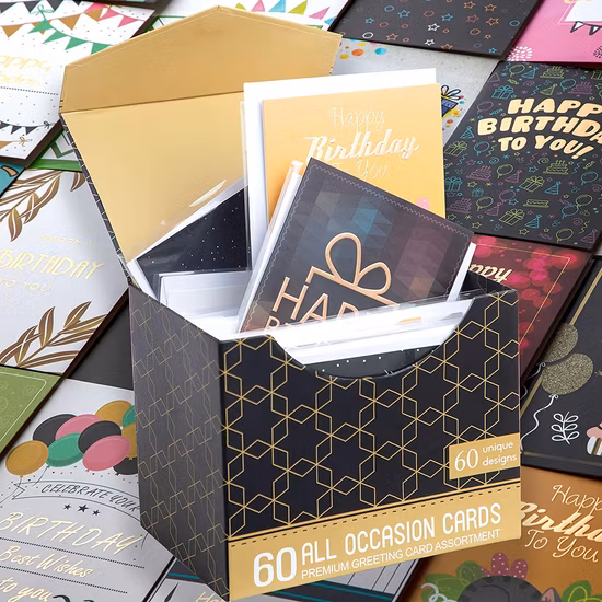 Carte d'invitation imprimée personnalisée, ensemble d'anniversaire, jeu, éducation, méditation, carte de vœux, carte de remerciement personnalisée avec enveloppe